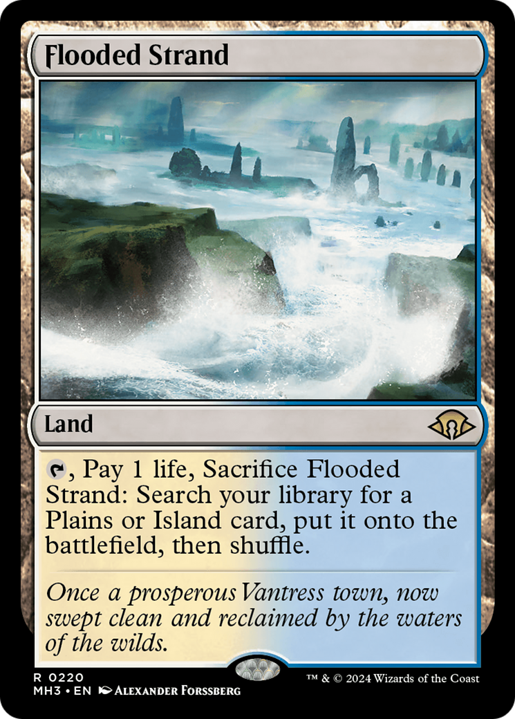 Flooded Strand (MH3-220)  Foil - Modern Horizons 3