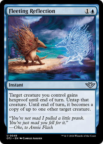 Fleeting Reflection (OTJ-049)  Foil - Outlaws of Thunder Junction