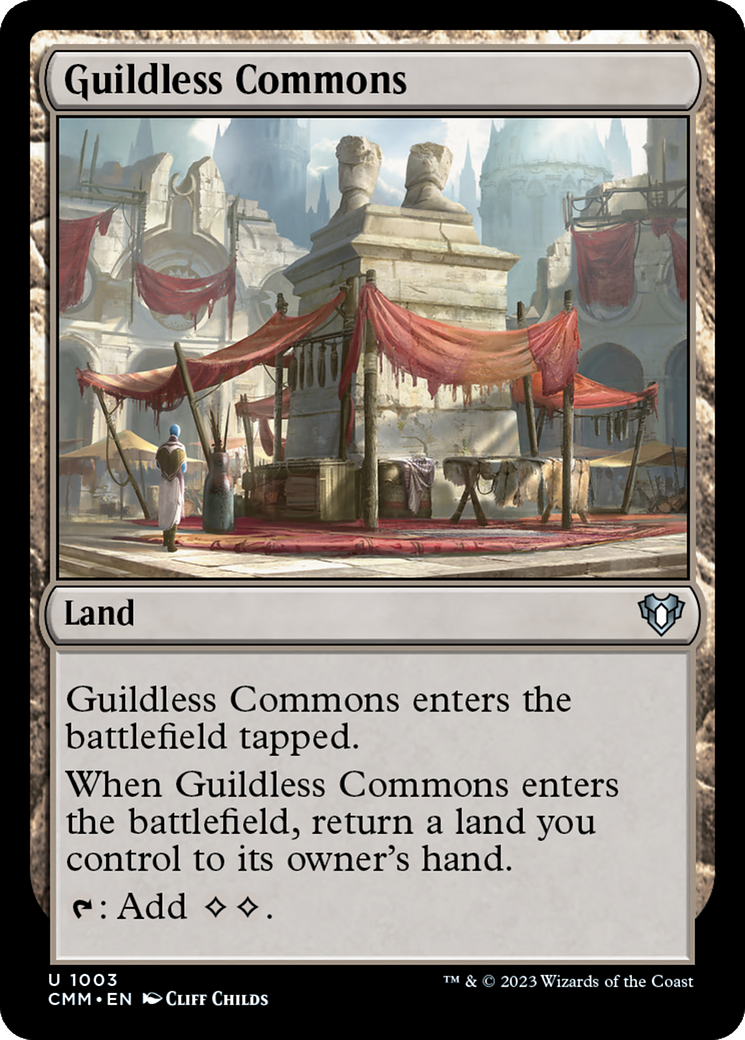 Guildless Commons (CMM-1003)  - Commander Masters