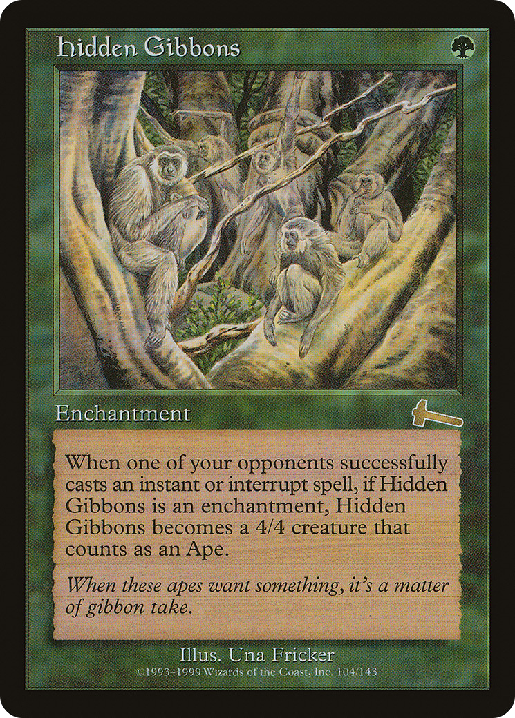 Hidden Gibbons (ULG-104)  Foil - Urza's Legacy