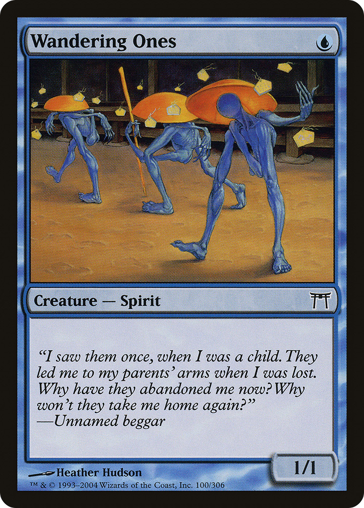 Wandering Ones (CHK-100) - Champions of Kamigawa Foil