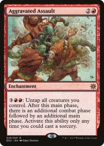 Aggravated Assault (E02-025)  - Explorers of Ixalan