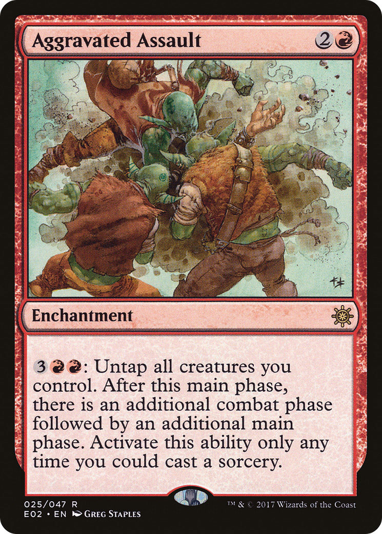 Aggravated Assault (E02-025)  - Explorers of Ixalan