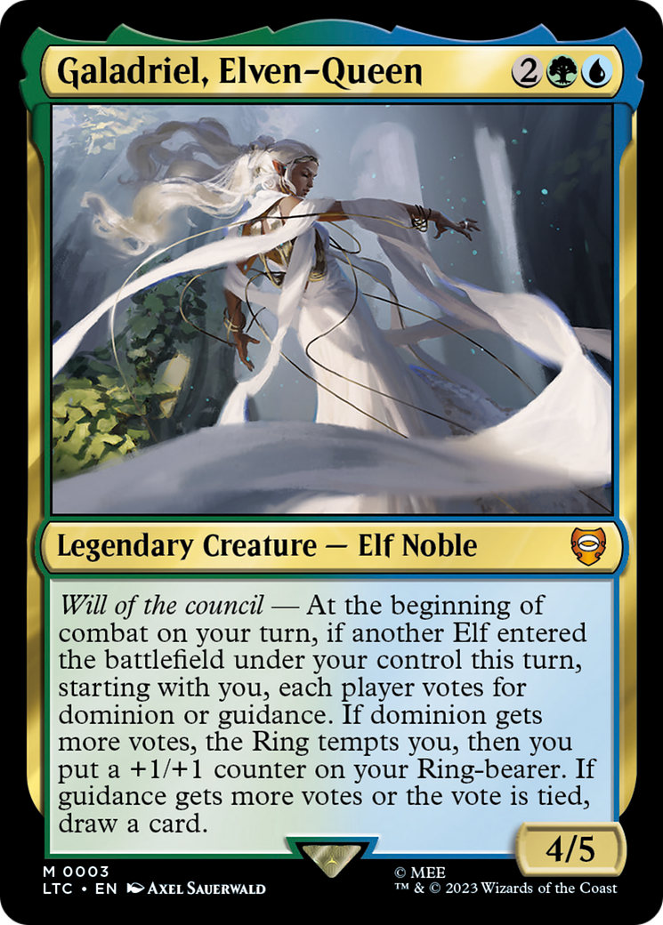 Galadriel, Elven-Queen (LTC-003)  Foil - Tales of Middle-earth Commander