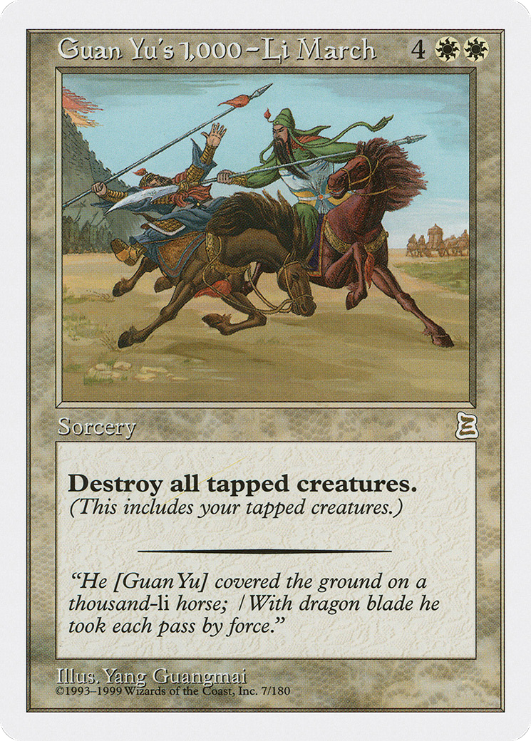 Guan Yu's 1,000-Li March (PTK-007)  - Portal Three Kingdoms