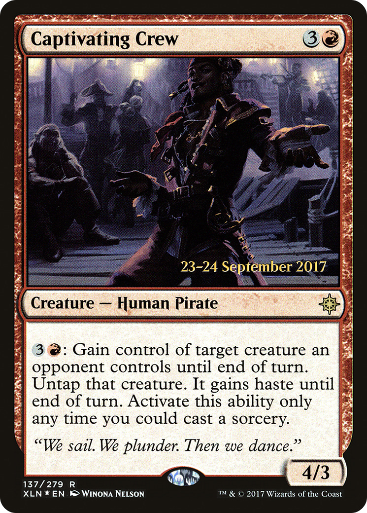 Captivating Crew (PRE-137)  Foil - Ixalan Promos