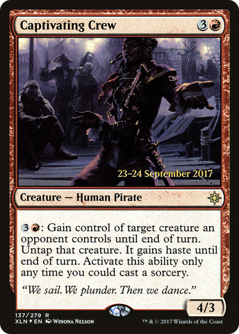 Captivating Crew (PRE-137)  Foil - Ixalan Promos