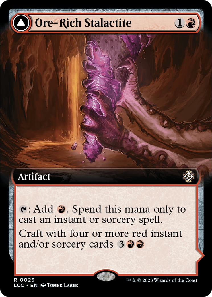 Ore-Rich Stalactite (Extended Art) (LCC-023)  - The Lost Caverns of Ixalan Commander: (Extended Art)