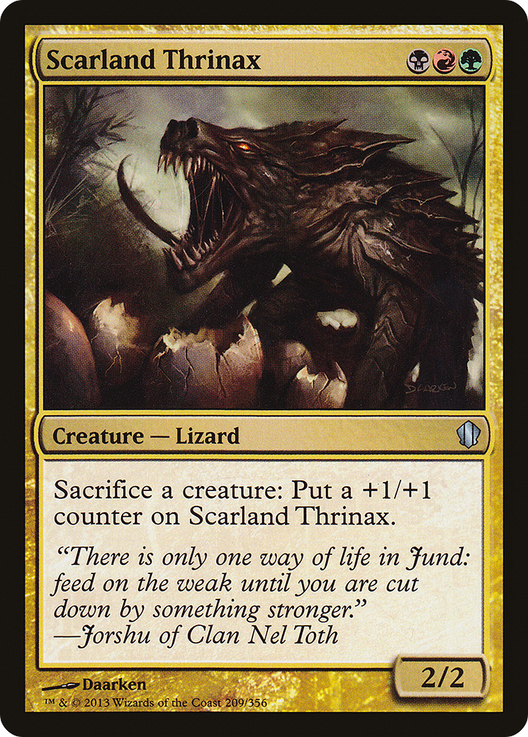 Scarland Thrinax (C13-209)  - Commander 2013