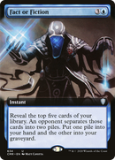 Fact or Fiction (Extended Art) (CMR-634)  - Commander Legends: (Extended Art)