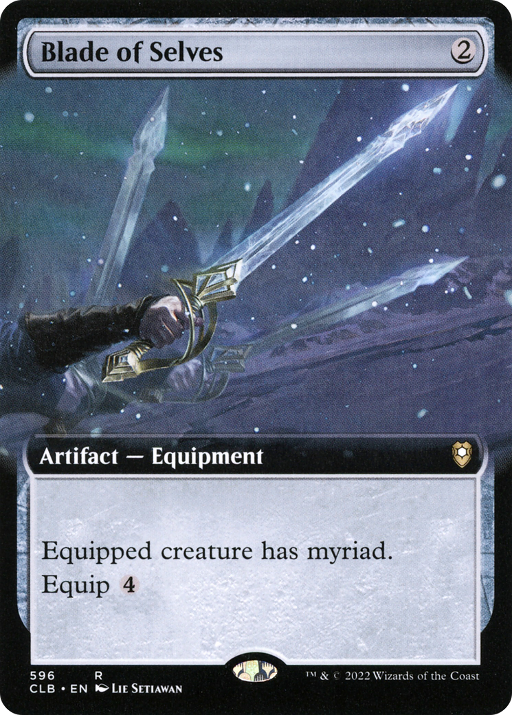 Blade of Selves (Extended Art) (CLB-596)  Foil - Commander Legends: Battle for Baldur's Gate: (Extended Art)