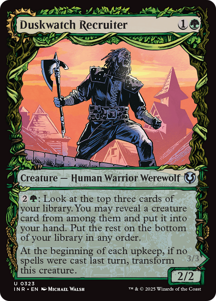 Duskwatch Recruiter (Showcase) (INR-323)  Foil - Innistrad Remastered: (Showcase)