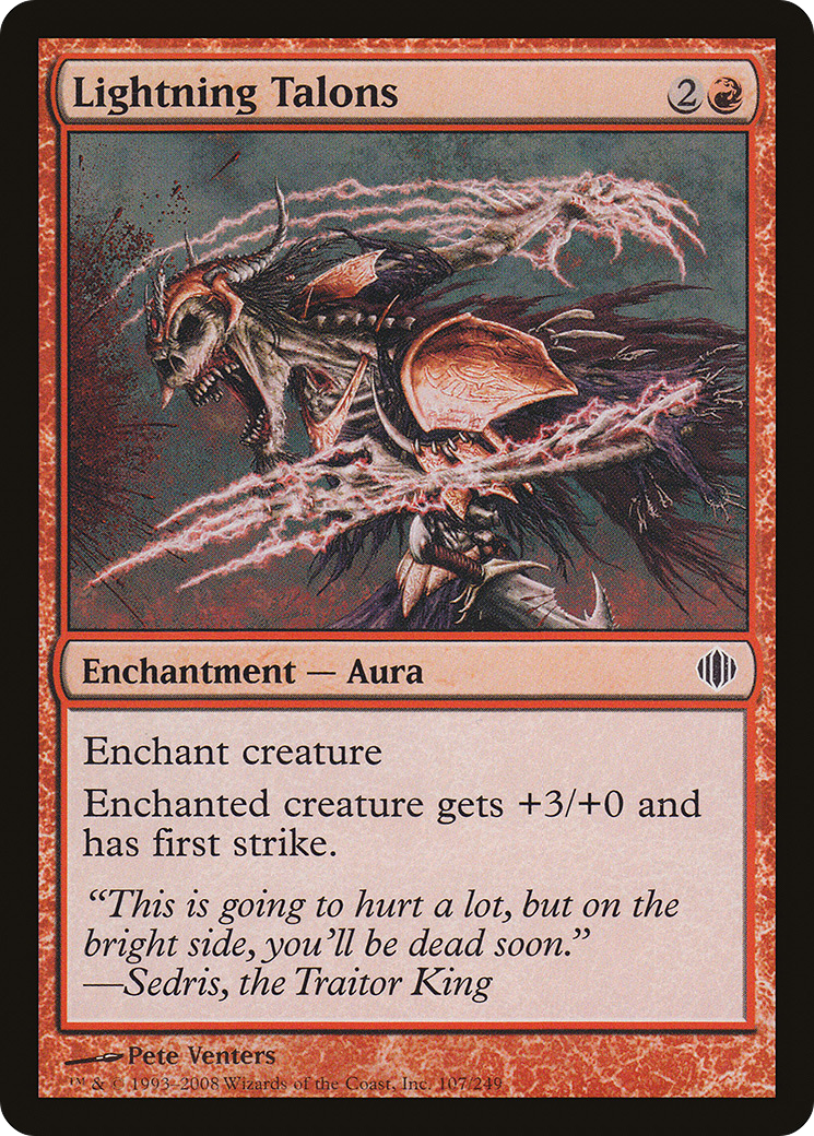Lightning Talons (ALA-107)  Foil - Shards of Alara