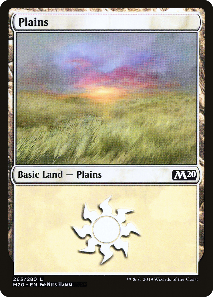 Plains (263) (M20-263) - Core Set 2020 Foil