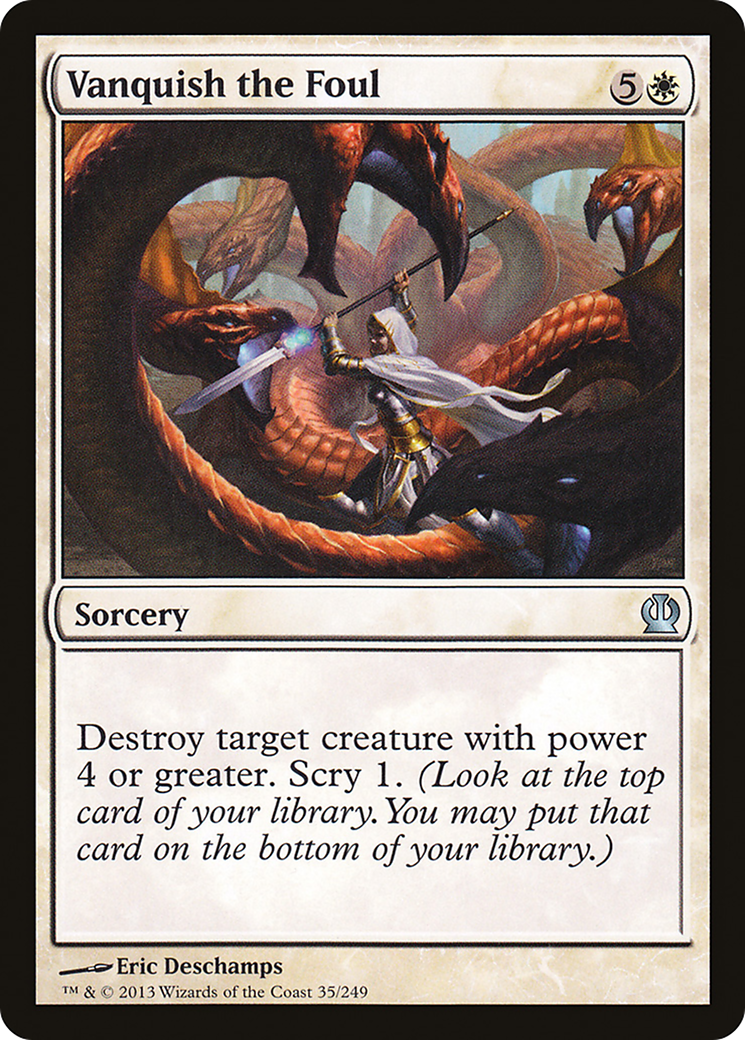 Vanquish the Foul (THS-035)  Foil - Theros