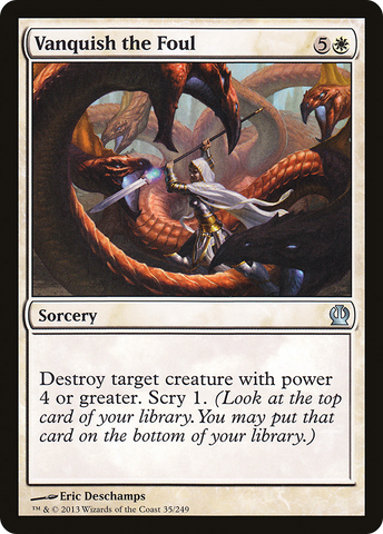 Vanquish the Foul (THS-035)  Foil - Theros
