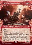 Emberheart Challenger (Showcase) (BLB-315)  Foil - Bloomburrow: (Showcase) (Borderless)