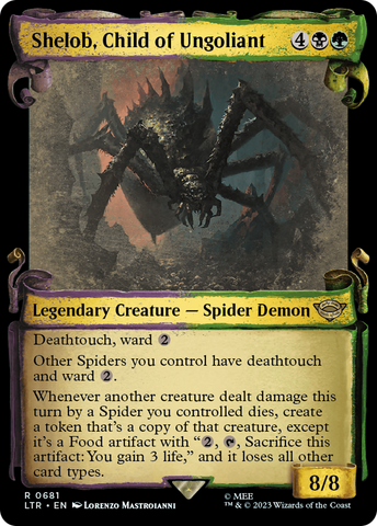 Shelob, Child of Ungoliant (Showcase Scrolls) (LTR-681)  - The Lord of the Rings: Tales of Middle-earth: (Showcase)