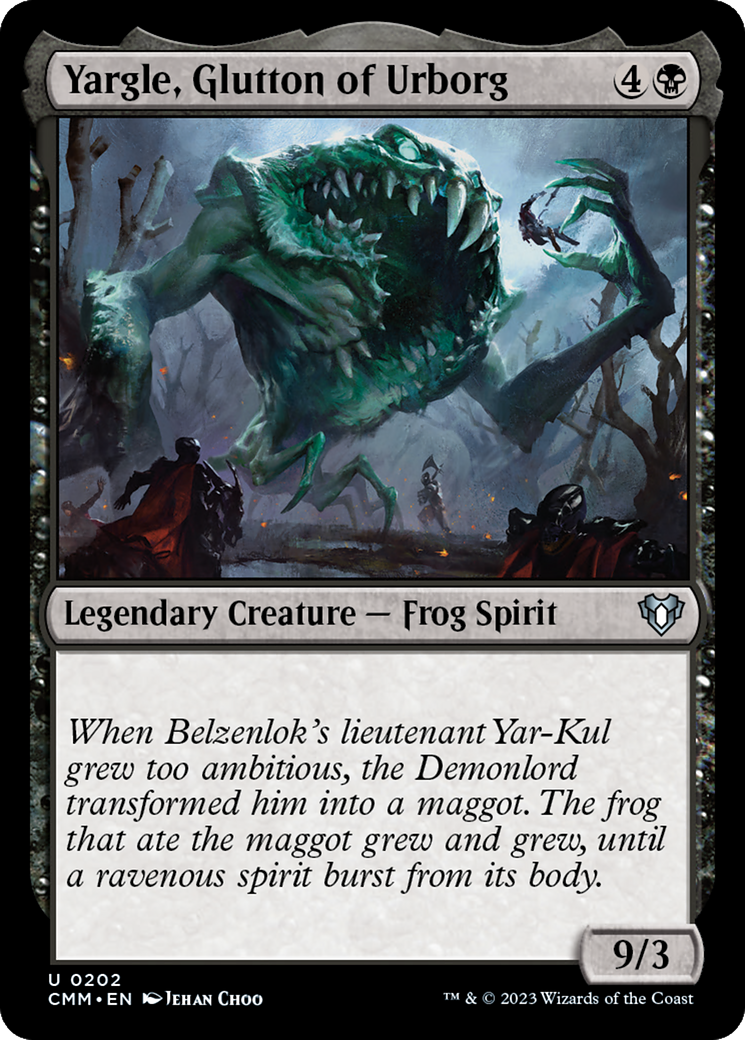 Yargle, Glutton of Urborg (CMM-202)  - Commander Masters