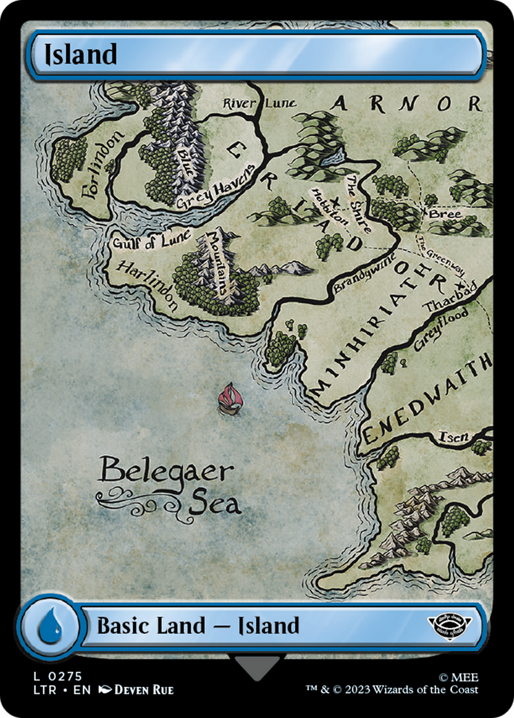 Island (0275) (LTR-275)  - The Lord of the Rings: Tales of Middle-earth