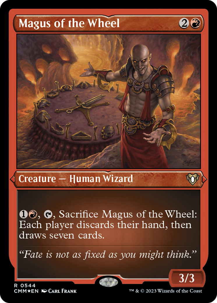Magus of the Wheel (CMM-544)  Etched Foil - Commander Masters
