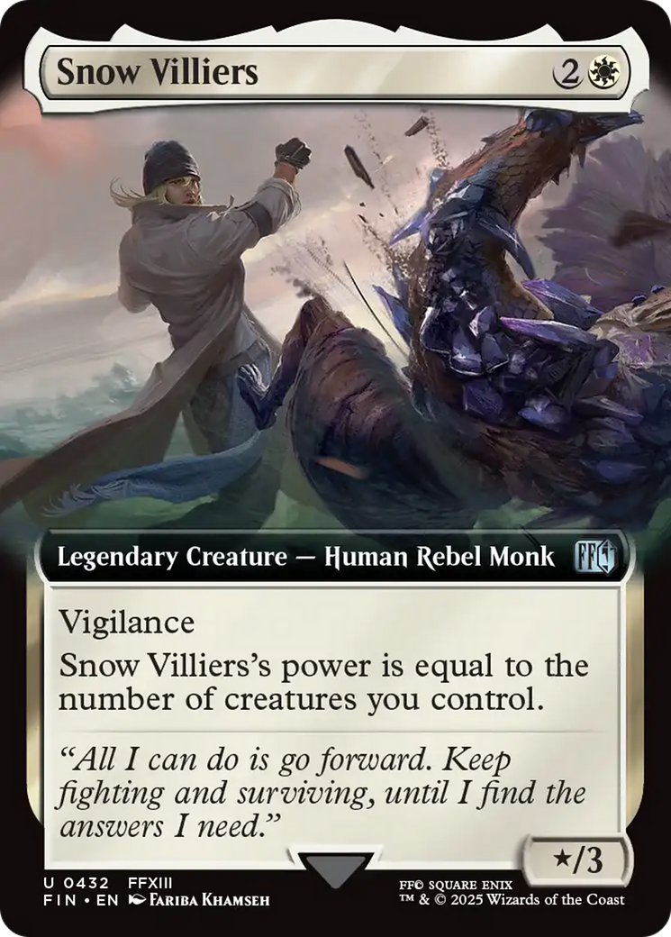 Snow Villiers (Extended Art) (FIN-432)  Foil - FINAL FANTASY: (Extended Art)
