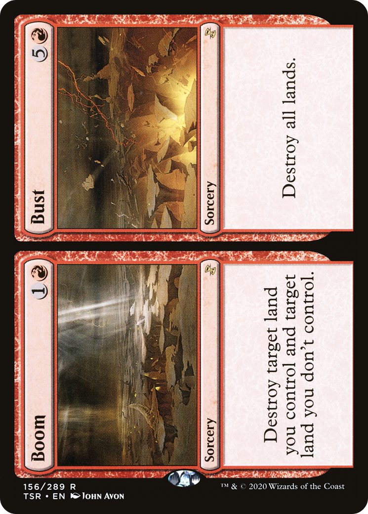 Boom // Bust (TSR-156)  Foil - Time Spiral Remastered