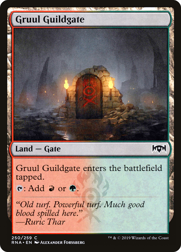 Gruul Guildgate (250) (RNA-250)  Foil - Ravnica Allegiance
