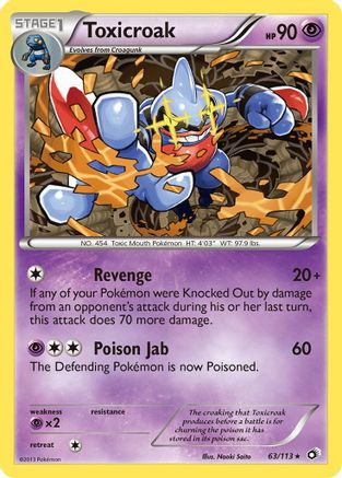 Toxicroak (63/113) [Black & White: Legendary Treasures]
