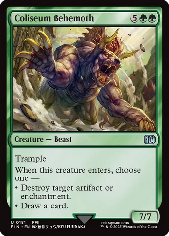 Coliseum Behemoth (FIN-181) - FINAL FANTASY