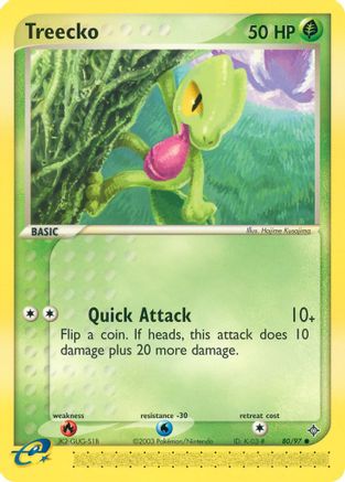 Treecko 080/97  Dragon - Common