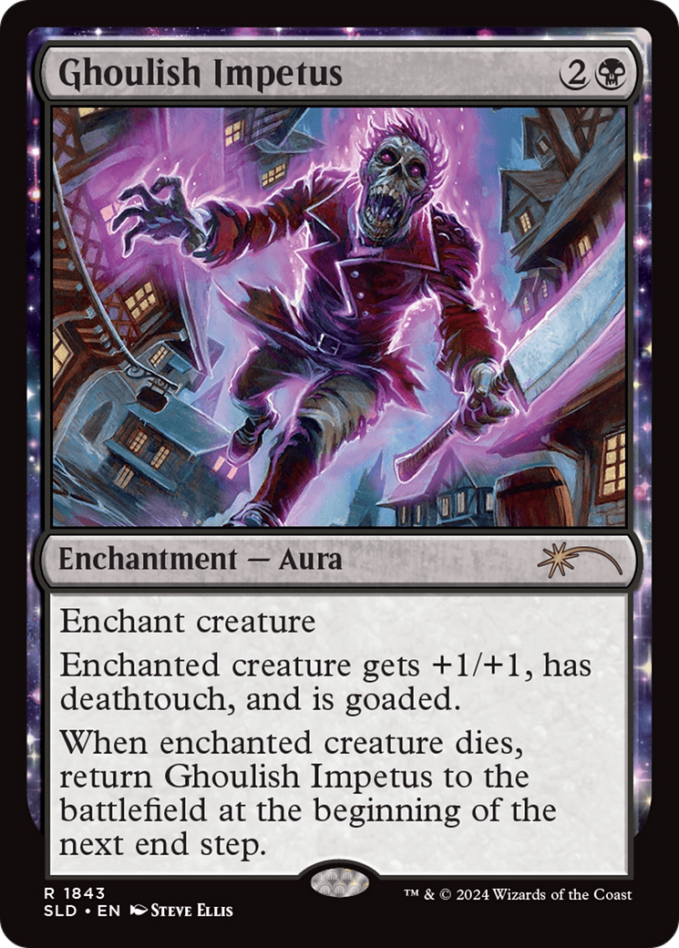 Ghoulish Impetus (SLD-1843)  - Secret Lair Drop: (enchantment)