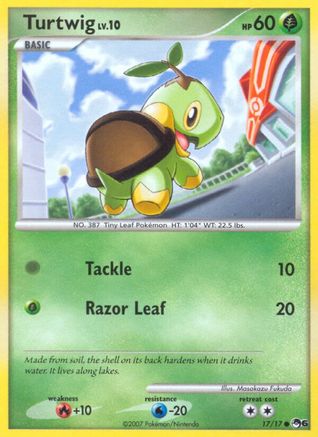 Turtwig 017/17  POP Series 6