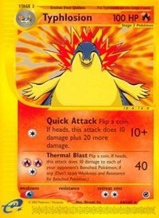 Typhlosion (64) 064  - Reverse Holofoil Expedition - Rare