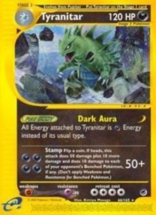 Tyranitar (66) 066  Expedition - Rare
