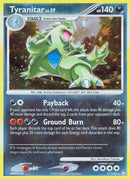 Tyranitar 017  - Holofoil Mysterious Treasures - Holo Rare