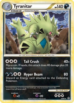 Tyranitar 026  Unleashed - Rare