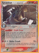 Tyranitar (Delta Species) 016  - Holofoil Delta Species - Holo Rare