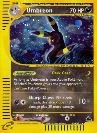 Umbreon (H30) H30  - Holofoil Skyridge - Holo Rare