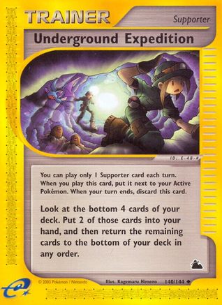 Underground Expedition 140  - Reverse Holofoil Skyridge - Uncommon