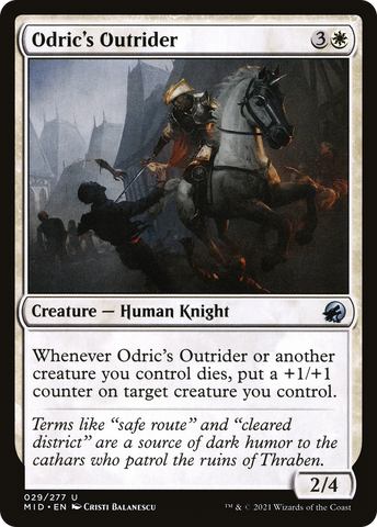 Odric's Outrider (MID-029)  Foil - Innistrad: Midnight Hunt