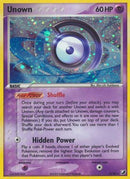 Unown (D) 00D  - Holofoil Unseen Forces - Holo Rare
