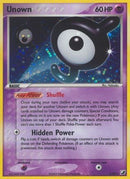 Unown (J) 00J  - Holofoil Unseen Forces - Holo Rare