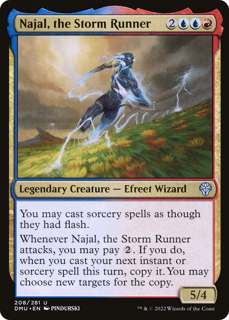 Najal, the Storm Runner (DMU-208)  Foil - Dominaria United