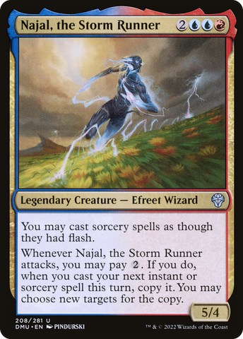 Najal, the Storm Runner (DMU-208)  Foil - Dominaria United