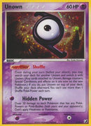 Unown (Z) 00Z  - Holofoil Unseen Forces - Holo Rare
