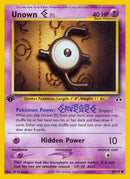 Unown [E] 067/75  - 1st Edition Neo Discovery - Common
