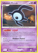 Unown [E] 065  - Reverse Holofoil Mysterious Treasures - Uncommon