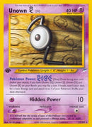 Unown [G] 027  - Unlimited Neo Destiny - Rare