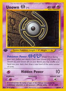 Unown [H] 028  - 1st Edition Neo Destiny - Rare